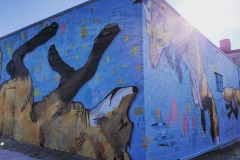 Foxy Girl Mural in Downtown Norcross